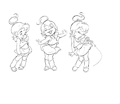 Free Printable Chipettes Coloring Pages For Kids