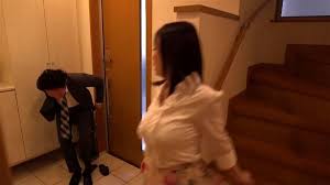 Toru Ozawa father in law makes wife suck Ozawa senior nails bride on couch