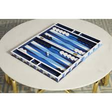 Jonathan adler milano backgammon set. Backgammon Spiel Sorrento Jonathan Adler Hotel Ultra