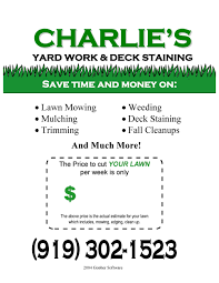 Perfect for printing and sharing online! 30 Free Lawn Care Flyer Templates Lawn Mower Flyers á… Templatelab