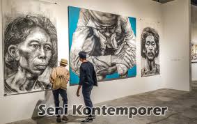 Pengertian musik kontemporer kontemporer berasal dari kata co yang artinya bersama dan tempo yang artinya waktu. Seni Kontemporer Pengertian Ciri Jenis Fungsi Dan Tujuan
