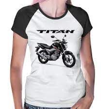 Baby Look Raglan Moto Honda Cg 160 Titan 40 Anos No Elo7 Foca Na Moda E67e44