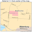 Oakville Connecticut Street Map 0956690