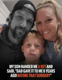 My husband died after brain surgery… and at his father's funeral, our  10-year-old son handed me a key he'd been hiding for years. The surgery was  brutal and complicated. We knew the