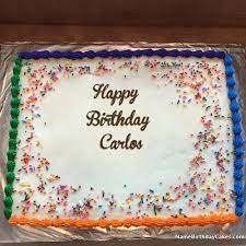 Check spelling or type a new query. Happy Birthday Carlos Cakes Cards Wishes Happy Birthday Cakes Birthday Happy Birthday