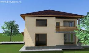 Un model de casa mica cu mansarda poate fi o casa cu etaj si mansarda pe un teren cu deschidere de 14m, fara obligatia de a construi cu calcan proiectul acoperisului unei case cu mansarda poate fi din lemn in sistem clasic cu popi si pane sau din ferme din dulapi cu imbinari cu tije metalice filetate. Proiecte Case Cu Etaj Mici Gratis