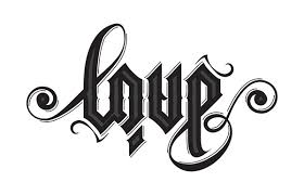 (all work is property of npgraphicdesign. Pain Love Ambigram On Behance