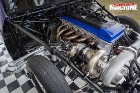 Don't think these cheap engines are junk. Dyno Mite Built Destroked Ford Barra 3 9 Litre Dohc I6 Motor That Revs To 10 000rpm And Is Boosted By A Monster 1 Ford Racing Dodge Avenger Performance Engines