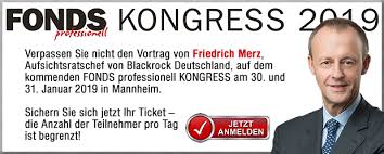 Vizepräsident des wirtschaftsrates der cdu e.v. Friedrich Merz Bleibt Bei Blackrock Unternehmen 21 01 2019 Fonds Professionell