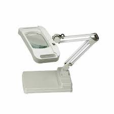 220v 10x Rectangle Lens Lamp Magnifying Glass Desktop Stand Magnifier With Lights For Reading Working Magnifying Glass Magnifier Lamp