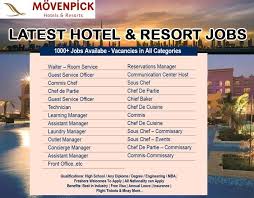 Jobs In Movenpick Hotels And Resorts Accommodation Free Visa Ticket Benefits Click Here To Apply Hotels And Resorts Hotel Resort