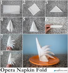 Read on for napkin folding ideas, tips and tricks, easy paper napkin folding tutorials and step by step instructions on how to fold napkins the. Paper Napkin Folding Fancy Napkin Folds Napkins Com