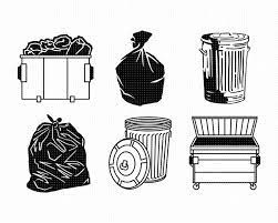 Pin By Ohemgeesvg On Objects In 2021 Drawing Bag Trash Bag Trash Dumpsters