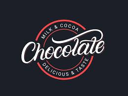 Chocolate Lettering Logo Letter Logo Logo Design Branding Graphics Lettering