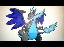 How to draw mega charizard x from pokemon. How To Draw Mega Charizard X Step By Step Pokemon Youtube