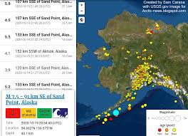 The maximum felt intensity was estimated at viii (heavily damaging) to ix (destructive) on the european macroseismic scale. Arctic News Earthquake Hits Alaska October 19 2020