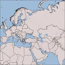 The basic outline map with every location numbered. Map Of Europe And Africa Blank Blank Map Of Europe And Africa