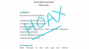 Tersedia loker untuk berbagai kalangan dari lulusan sma, smk, fresh graduate. Beredar Info Lowongan Kerja Di Rsd Dr Soebandi Jember Pihak Rumah Sakit Tegaskan Itu Hoaks Bohong Tribun Jatim