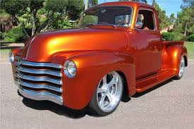Image result for Orange 1951 Truck