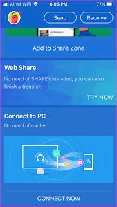 Enter 192.168.43.1 into your browser's address bar (url bar). How To Transfer Files From Pc To Iphone Using Shareit