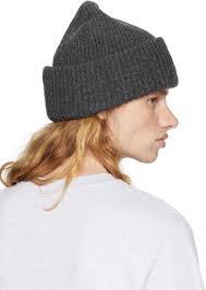 A.P.C. Gray Michele Knit Beanie A.P.C.