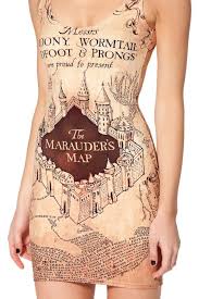 Harry Potter Marauders Map Dress Harry Potter Outfits Harry Potter Marauders Map Harry Potter