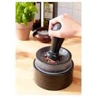 Ã„DELSTEN Pestle and mortar, marble black Ikea