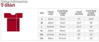 Unisex Short Sleeve Image To Shirt Size Comparison Chart