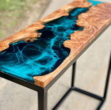 Options in colors red and blue faded glory thin blue line firefighter red round blue epoxy resin table. Live Edge Solid Wood Resin River Tables River Coffee Tables Bespoke River Dining Tables Uk
