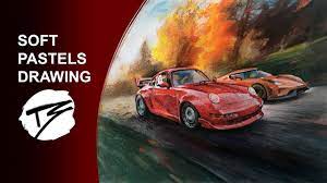 Forza horizon 4 logo drawing. Soft Pastels Drawing Forza Horizon 4 Fan Art Youtube