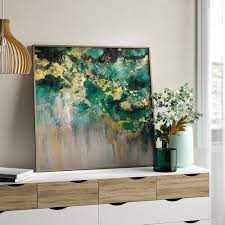 Shop for flower wall art from the world's greatest living artists. Champagne Skies Framed Print On Canvas East Urban Home Modern Art Paintings Abstract Abstract Art Painting Online Wall Art