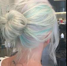 Hair, hair color, hair color trends, hair styles, hair coloring, hair highlights, hair highlights ideas look amazing with the latest trends in hair highlights. White Hair With Colored Highlights On We Heart It