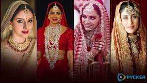 Celebrity actresses are blessed with the confidence and ability to carry designer lehengas with utmost glamour. Wedding Dresses Top 12 Bollywood Actresses Who Looked Stunning In Their Bridal Outfits