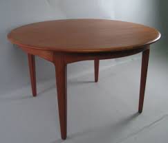 Danish Modern Round Teak Extension Dining Table By Soro Stole Image 2 Dining Table Rustic Dining Room Table Dining Table Chairs