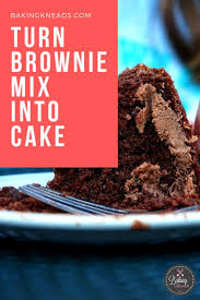 We will substitute milk and melted butter for the water and oil called on most cake boxes. How To Turn Brownie Mix Into Cake Mix Brownie Mix Recipes Brownie Mix Brownie Mix Cake