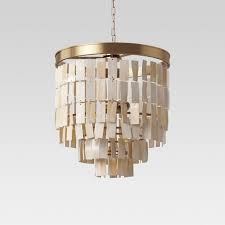 Large Faux Shell Chandelier Brown Opalhouse Target
