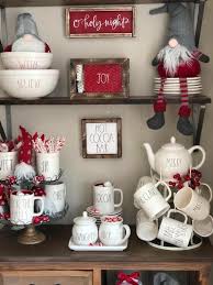 Christmas With Rae Dunn White Christmas Decor Christmas Display Christmas Decorations