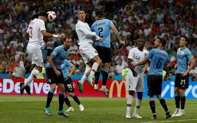 Numa primeira parte equilibrada, portugal dispôs de grandes oportunidades de golo, à semelhança da espanha que também ia tendo. Edinson Cavani Uses His Head And Foot As Uruguay Ousts Portugal The New York Times World Cup Ronaldo World