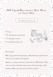 Most experts recommend using hair masks once a week, but i use them up to twice a week. Diy Hair Masks For Curly Hair 5 Best Recipes Be Spotted