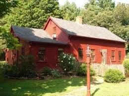 Primitive Home Crossword Clue Primitivehomes Colonial House American Houses Saltbox Houses