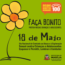 Artigos, de marvada a bendita. Hoje E O Dia Nacional De Combate Ao Abuso E A Exploracao Sexual De Criancas E Adolescentes Visao Noticias Informacoes De Marilia E Regiao