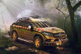 Mercedes Gle Gets An Epic Jurassic World Makeover Jurassic World Mercedes Jurassic Park Jurassic World