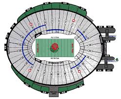 Landrys Tickets Seating Chart Rose Bowl Pasadena Ca