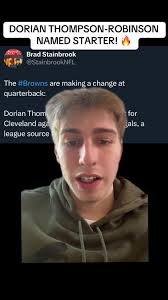 Dorian Thompson-Robinson Named STARTER! 🔥 #nfl #football #sports #browns