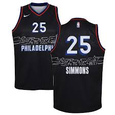 Ben simmons 76ers icon edition 2020. Youth Philadelphia 76ers Ben Simmons Nike Black 2020 21 Swingman Jersey City Edition