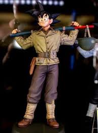 original banpresto black hair son goku bwfc world figure colosseum grand prize military uniform personajes de dragon ball figuras de anime figuras de dragones