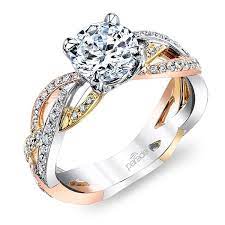 Maybe you would like to learn more about one of these? Hemera Braided Tri Tone Gold Diamond Engagement Ring By Parade