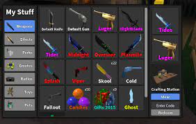Dec 10, 2016 · pastebin.com is the number one paste tool since 2002. Mm2 Duped Knives Flowerlily Murder Mystery 2 Gui