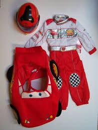 Cars Lightning Mcqueen Racing Suit Costume Xs 4 4t Helmet Cars Halloween Costume Themed Halloween Costumes Lightning Mcqueen Costume