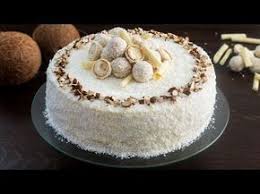 Almond Coconut Cake Raffaello Cake Recipe Almond Coconut Cake Raffaello Cake Recipe Desserts